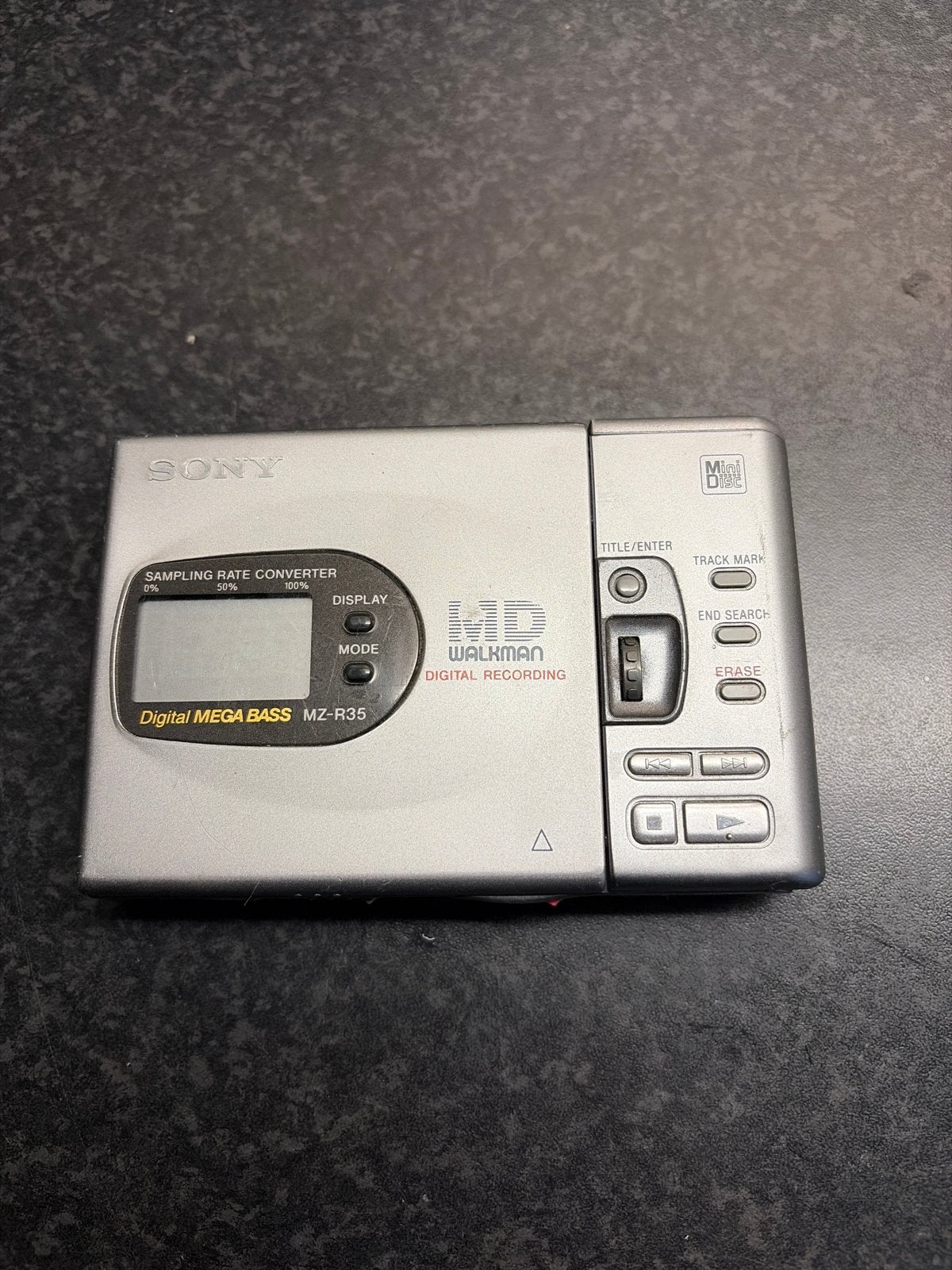 Sony Walkman MZ-R35 Minidisc Recorder - Zilver, Ophalen of Verzenden, Minidisc-recorder