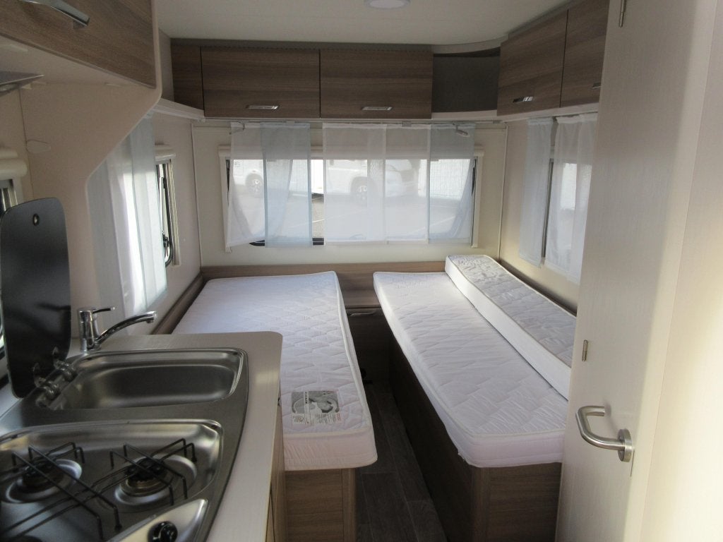 Dethleffs C'Joy 460 LE LICHTGEWICHT/LOSSE BEDDEN, Caravans en Kamperen, 2 aparte bedden, Fietsenrek, Dethleffs, Overige