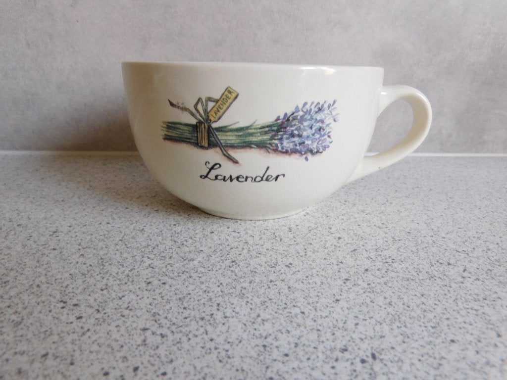 Theekop Lavendel - Jet by ter Steege, Keramiek, Landelijk/Boerenbont, Ophalen of Verzenden, Zo goed als nieuw