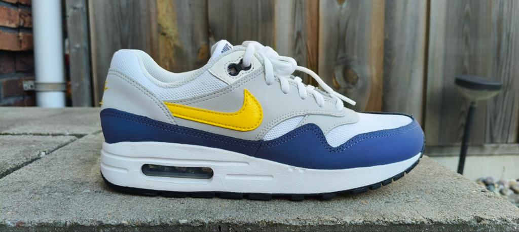 Nike Air Max 1 GS ' Blue Recall ' - Kids - Sneakers - AM1, Nieuw, Ophalen of Verzenden, Nike, Jongen of Meisje