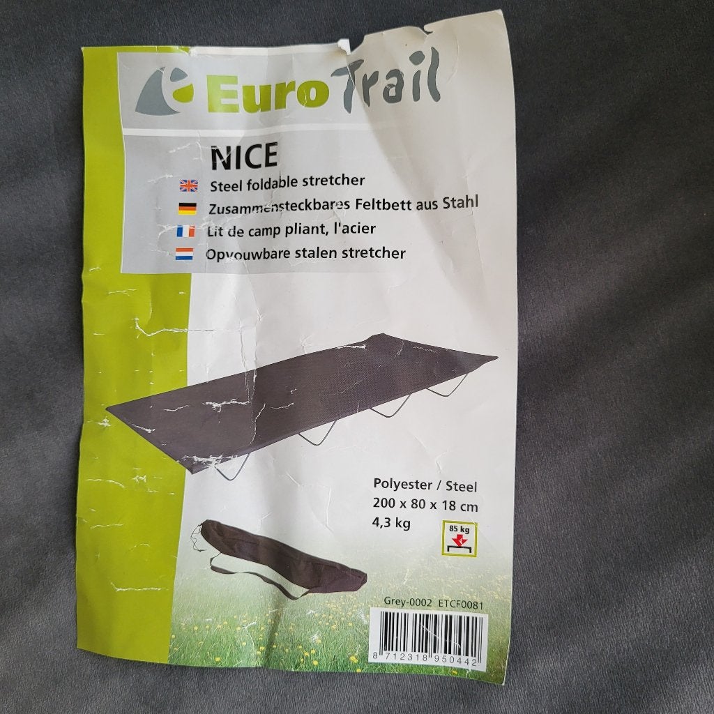 Veldbed eurotrail, Ophalen, Zo goed als nieuw