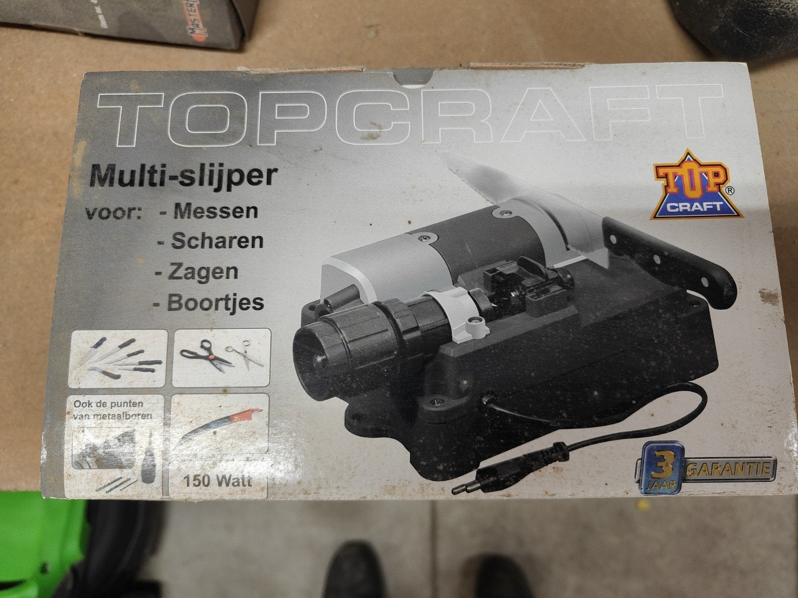 Topcraft Multi-slijper Voor messen, scharen, zagen, bo, Ophalen, Zo goed als nieuw, Minder dan 700 watt, Overige typen