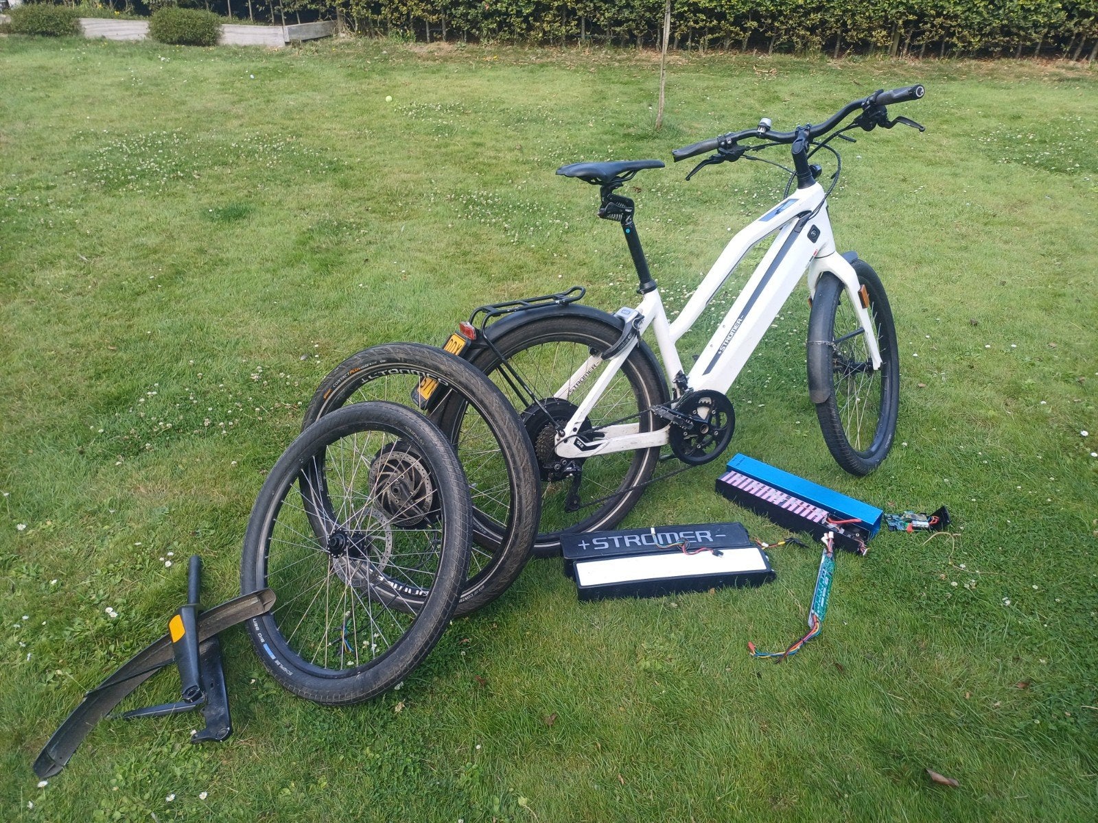 Defecte Stromer ST2 met extra wiel - controller/BMS stuk, 51 tot 55 cm, Ophalen, Gebruikt, Stromer