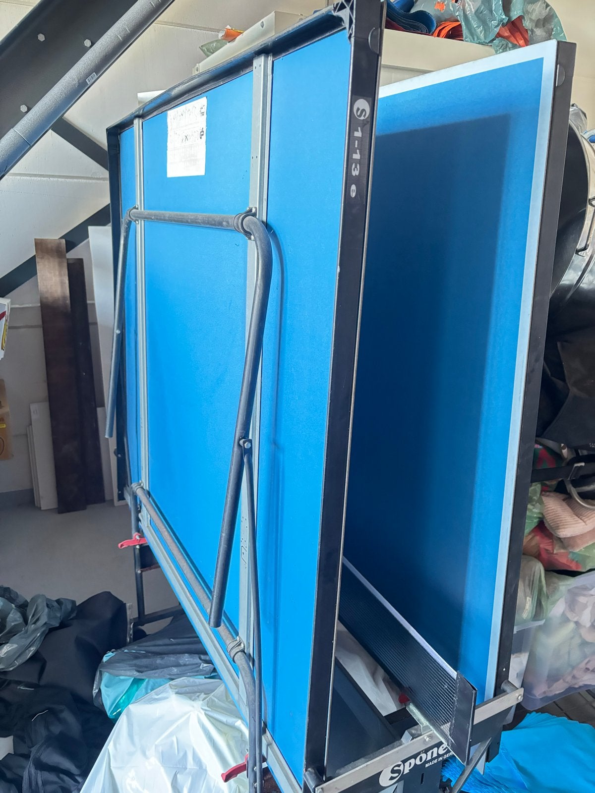 Sponeta Tafeltennistafel - Inklapbaar en Verrijdbaar, Sport en Fitness, Tafeltennis, Ophalen, Gebruikt, Tafel Indoor, Inklapbaar