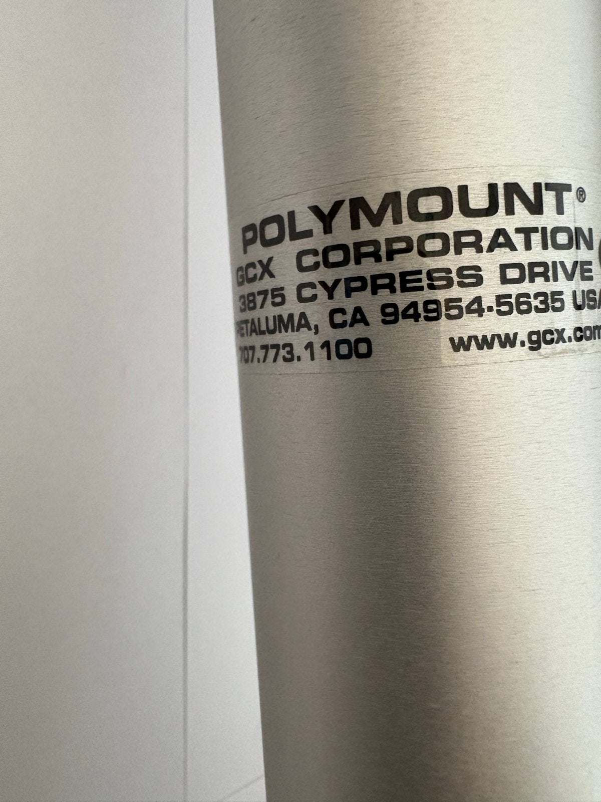 Polymount GCX Monitorstandaard - Zilver wit, Gebruikt, In hoogte verstelbaar, Ophalen of Verzenden, Overige typen