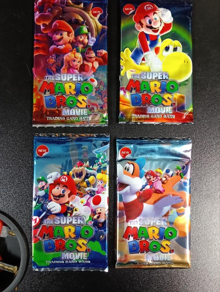 Mario Bros Movie Trading Card Game Boosters - Nieuw, Ophalen of Verzenden, Superheld, Nieuw