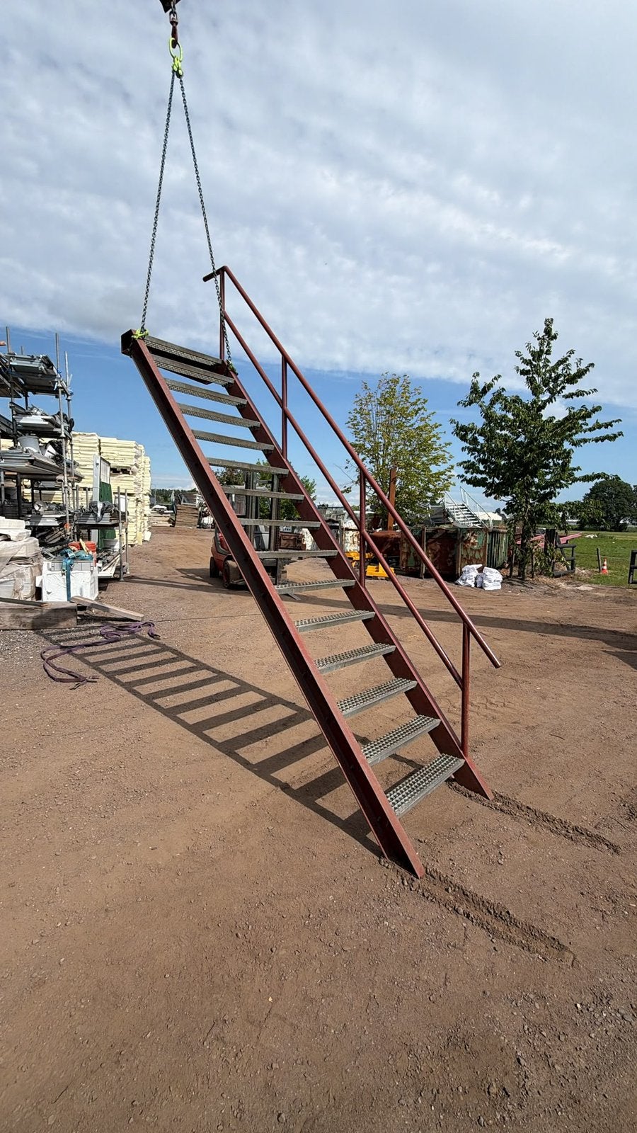 Stalen steektrap bordestrap wenteltrap trap trappen, Ophalen of Verzenden, Zo goed als nieuw, 2 tot 4 meter