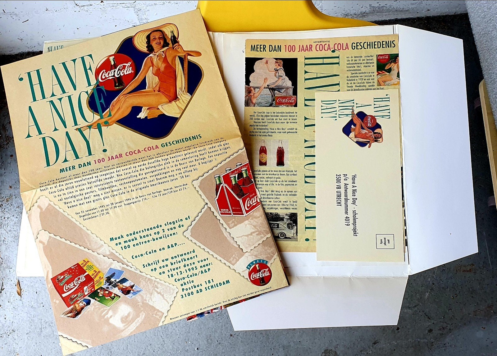 Coca-Cola Documentatie map / schoolmap, Verzamelen, Ophalen of Verzenden, Zo goed als nieuw, Overige typen