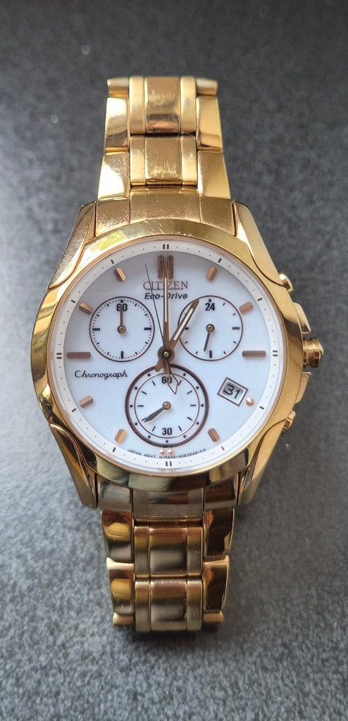 Citizen Horloge met eco-drive rosegold, Sieraden, Tassen en Uiterlijk, Horloges | Dames, Overige merken, Overige materialen, Gebruikt