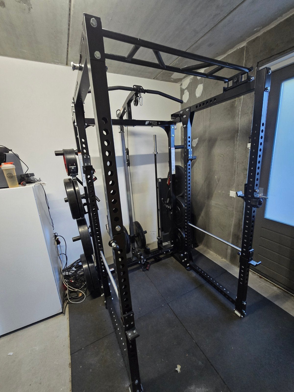 Squat rack opvouwbaar met cables, Sport en Fitness, Fitnessmaterialen, Ophalen, Zo goed als nieuw, Benen, Overige typen