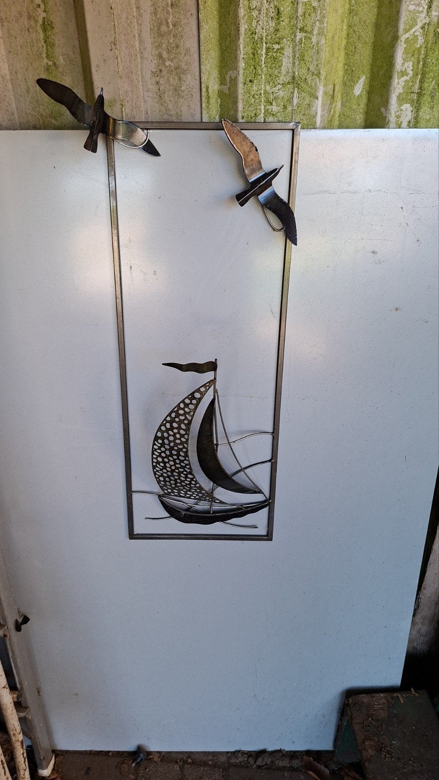 Ijzeren wand decoratie handwerk, Ophalen of Verzenden