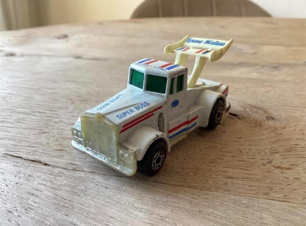 Matchbox Super Boss sleeptruck Detroit Diesel Tyrone Malone, Ophalen of Verzenden, Gebruikt, Bus of Vrachtwagen