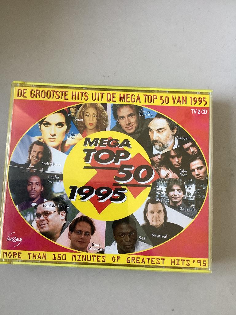 Mega top 50 1995 (2 cd’s), Cd's en Dvd's, Cd's | Verzamelalbums, Verzenden, Gebruikt, Pop