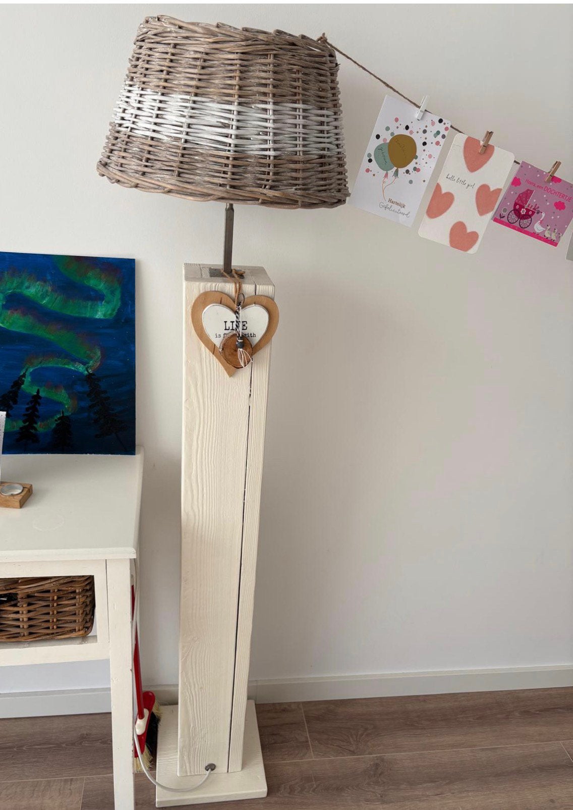 Twee landelijke lampen, Ophalen, Gebruikt, Minder dan 100 cm