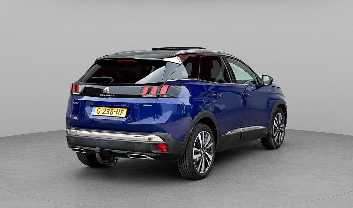 Peugeot 3008 1.2 GT Line Panodak Nwe Distributie, Auto's, Gebruikt, 1199 cc, Met garantie (alle), Blauw