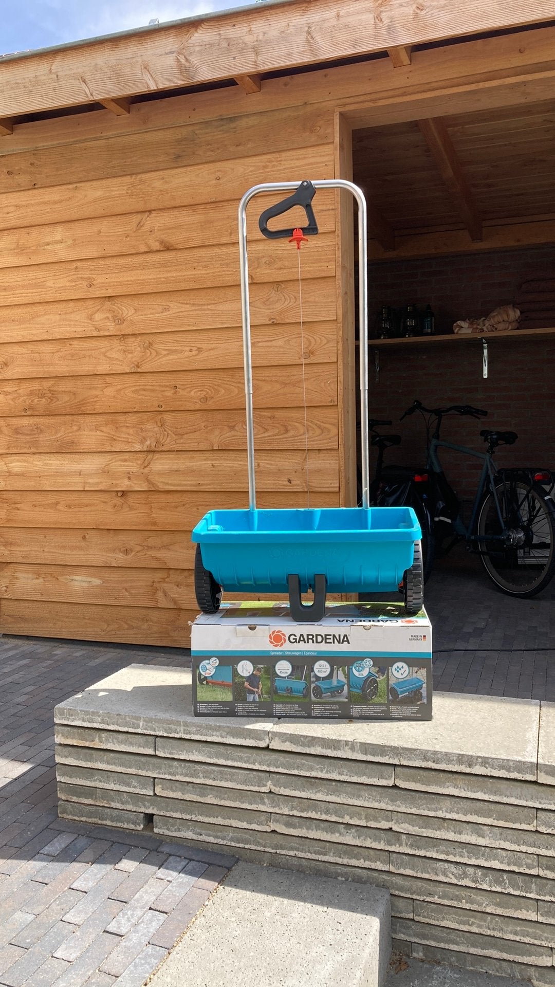 Gardena Zaai / strooi wagen, Ophalen of Verzenden, Zo goed als nieuw