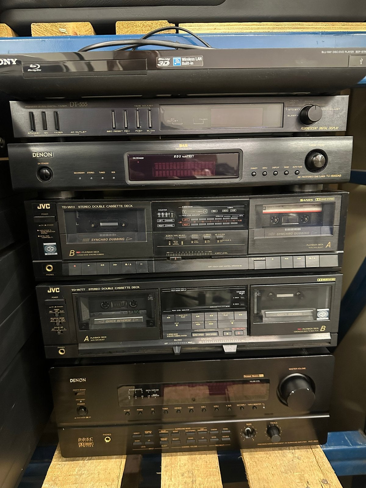 Denon avc 3800 versterker jvc pioneer, Ophalen, Gebruikt, Cassettedeck, Denon