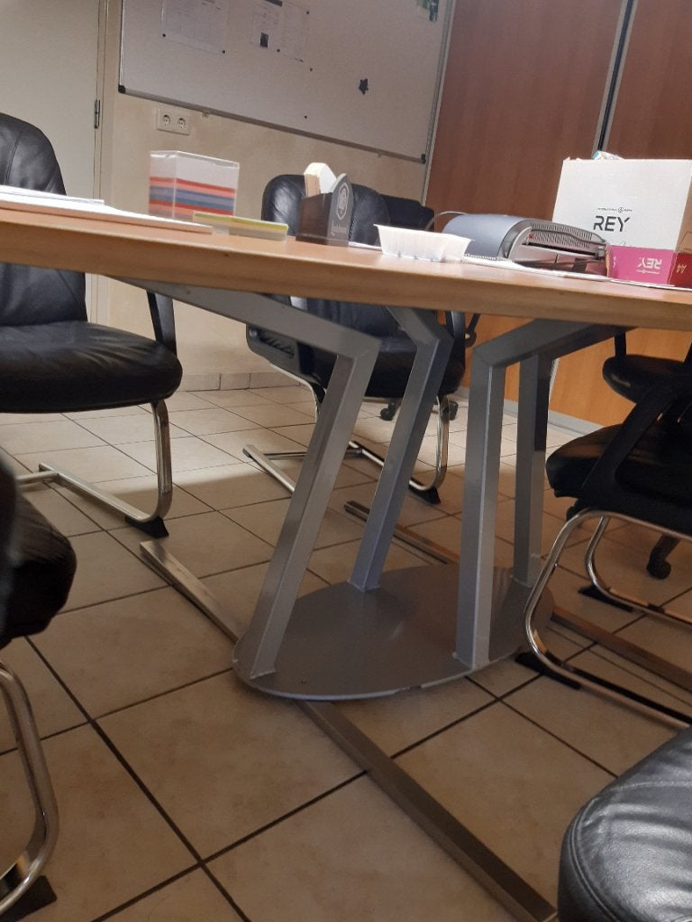 Buro, bestuurstafel, stoelen, Ophalen, Gebruikt