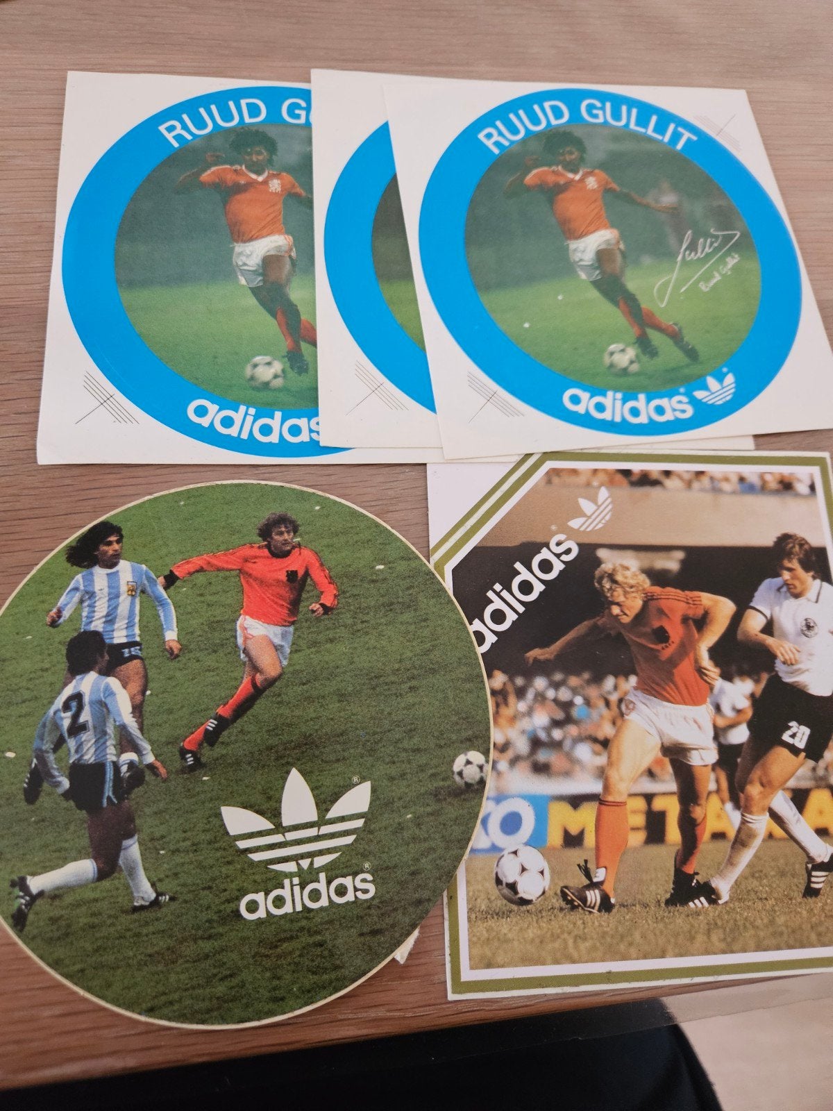 Adidas voetbal stickers Nederlands elftal, Ophalen of Verzenden