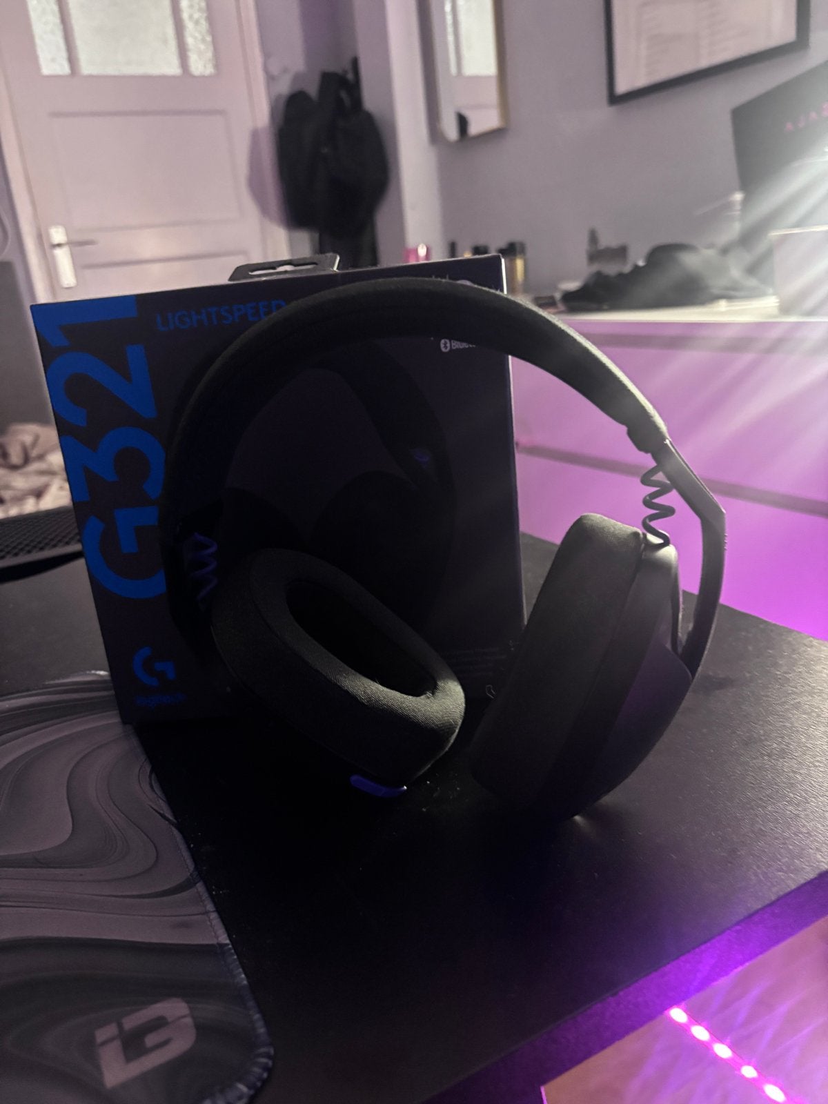 Logitech G321 Lightspeed Gaming Headset - Zo goed als nieuw, Gaming, Ophalen of Verzenden, Zo goed als nieuw, Zwart