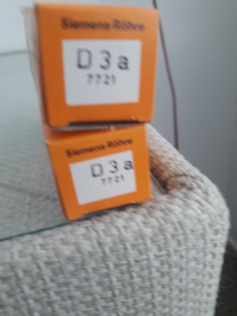 Siemens D3a matched pair nos, Ophalen of Verzenden, Buis of Buizen