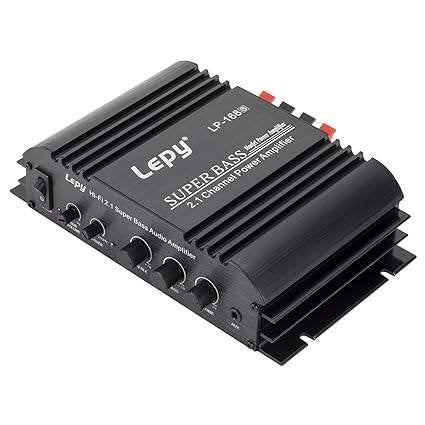 Lepai/Lepy 2.1 superbass versterker (5 stuks), Overige merken, Ophalen of Verzenden, Minder dan 60 watt, Gebruikt