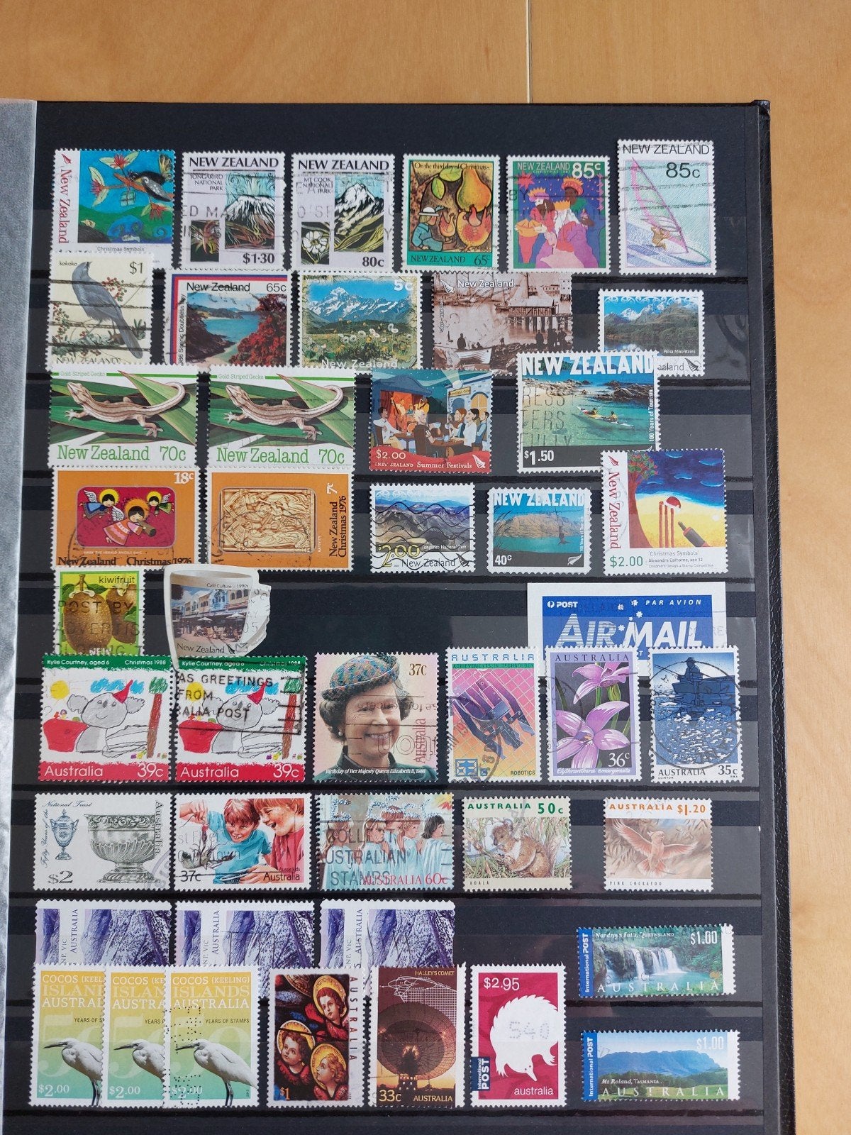 New Zealand & Australie Gestempeld, Postzegels en Munten, Postzegels | Volle albums en Verzamelingen, Ophalen of Verzenden, Buitenland
