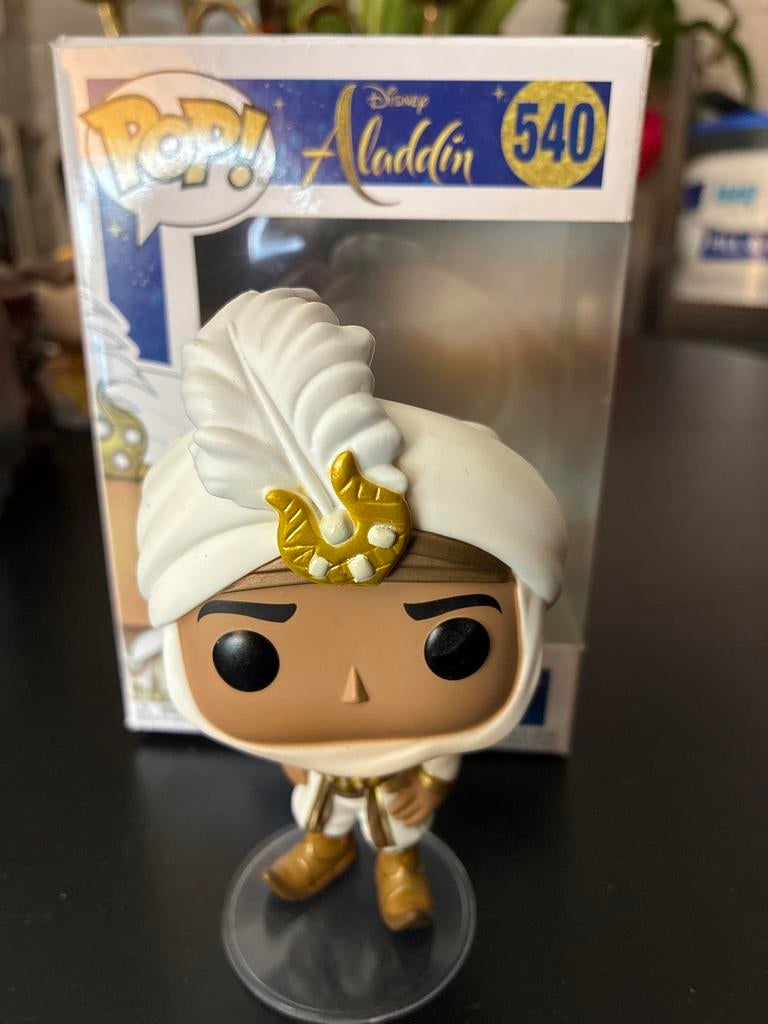 Funko Pop! Disney Aladdin Prince Ali #540, Ophalen of Verzenden, Overige figuren, Zo goed als nieuw, Beeldje of Figuurtje