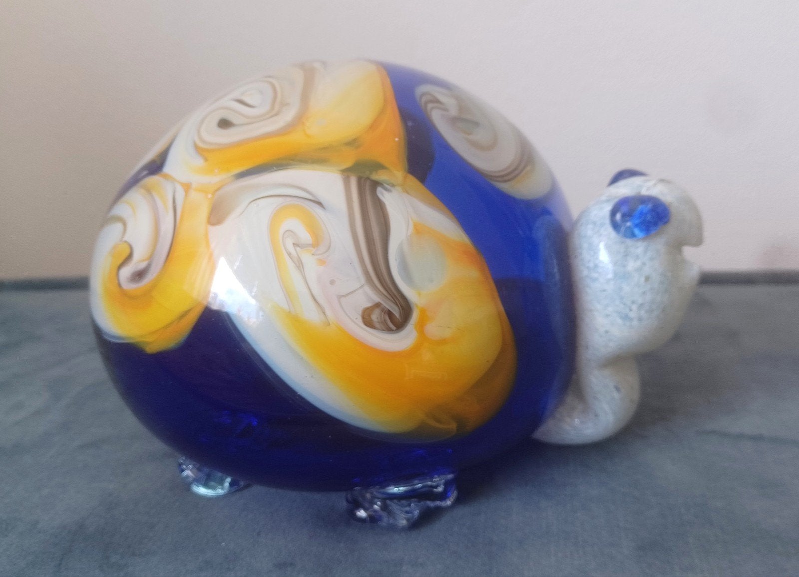 Murano glazen schildpad 1970's Glas kunst Italy, Ophalen of Verzenden