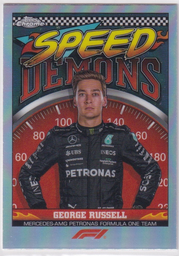 George Russell Speed Demons Refractor #SD-GR, Verzenden, Nieuw, Formule 1
