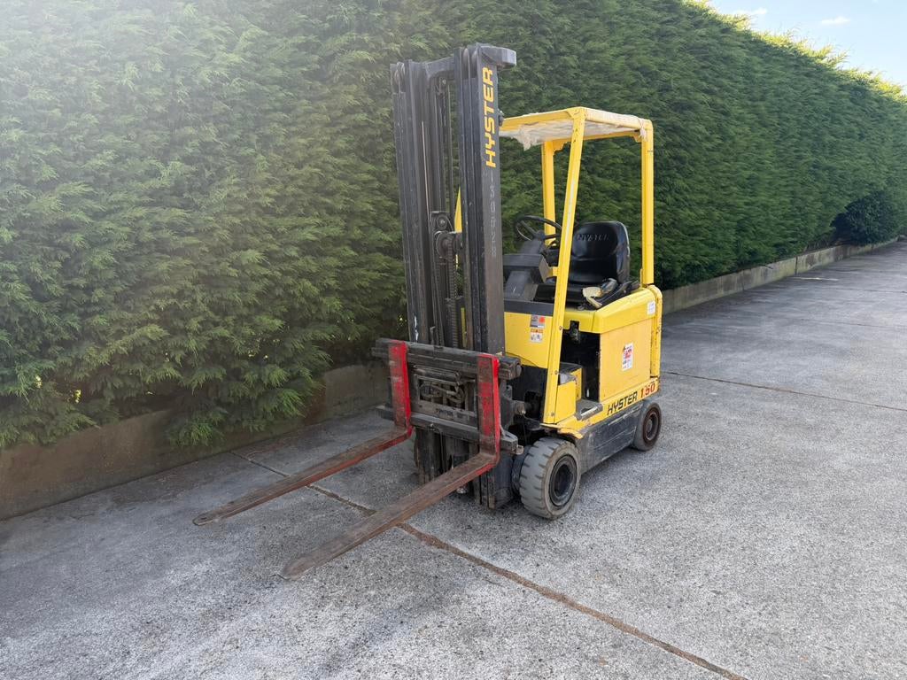 Hyster 1.5 ton freelift sidelift, 1000 tot 2000 kg, Ophalen of Verzenden, Elektrisch, Heftruck