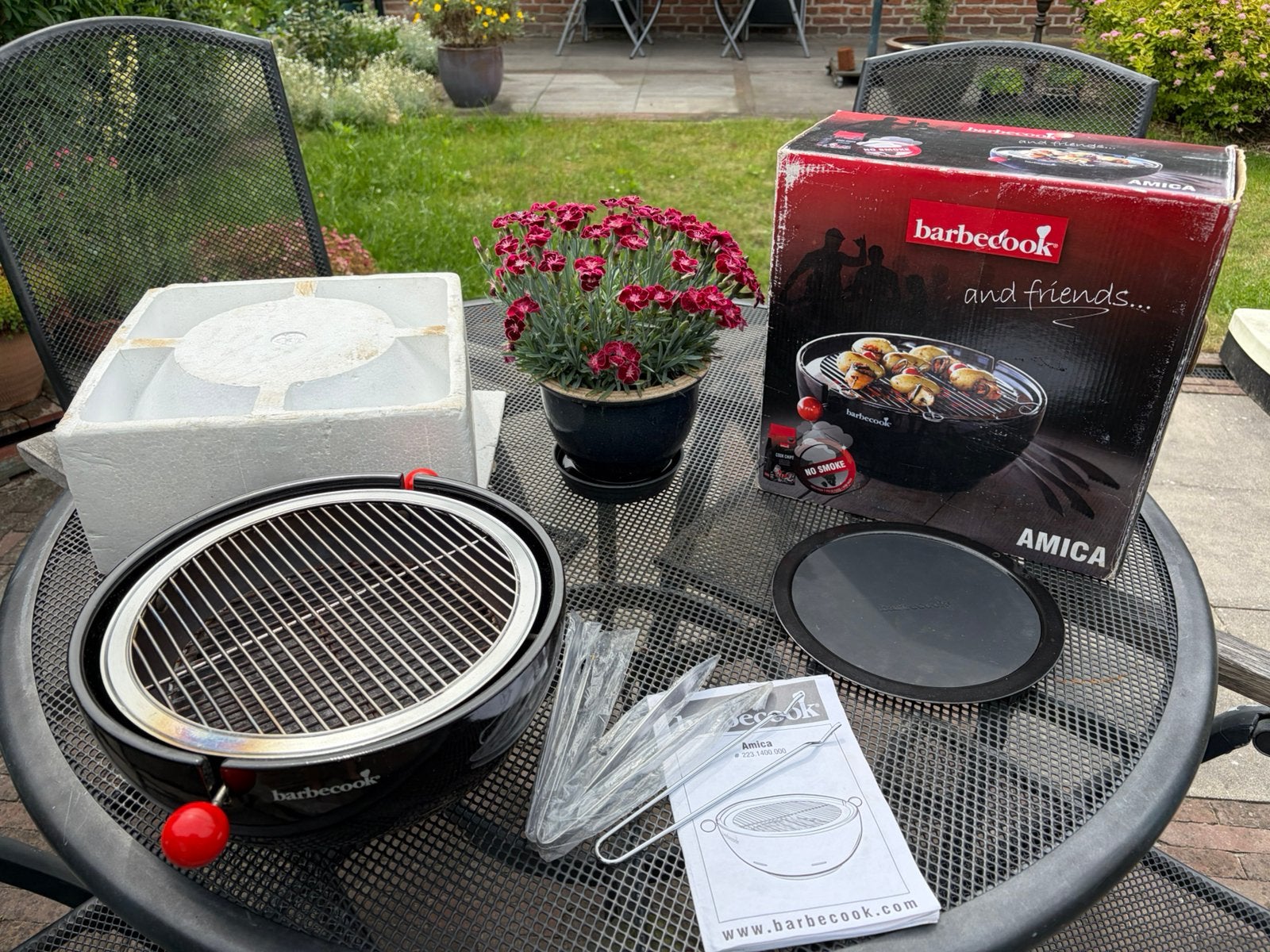 Houtskool barbecue (barbecook amica), Ophalen of Verzenden, Gebruikt