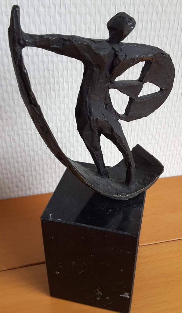 abstract bronzen beeldje, Ophalen of Verzenden, Nieuw