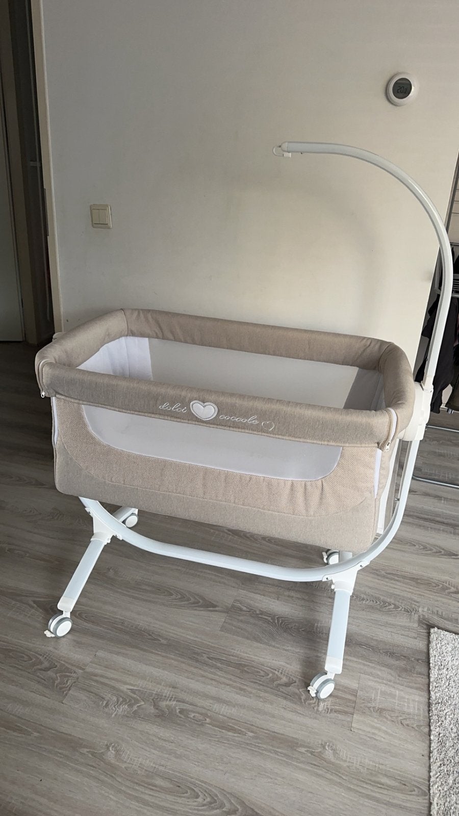 Co sleeper/wieg cam cullami, Kinderen en Baby's, Babywiegjes en Ledikanten, Ophalen, Zo goed als nieuw, Wieg