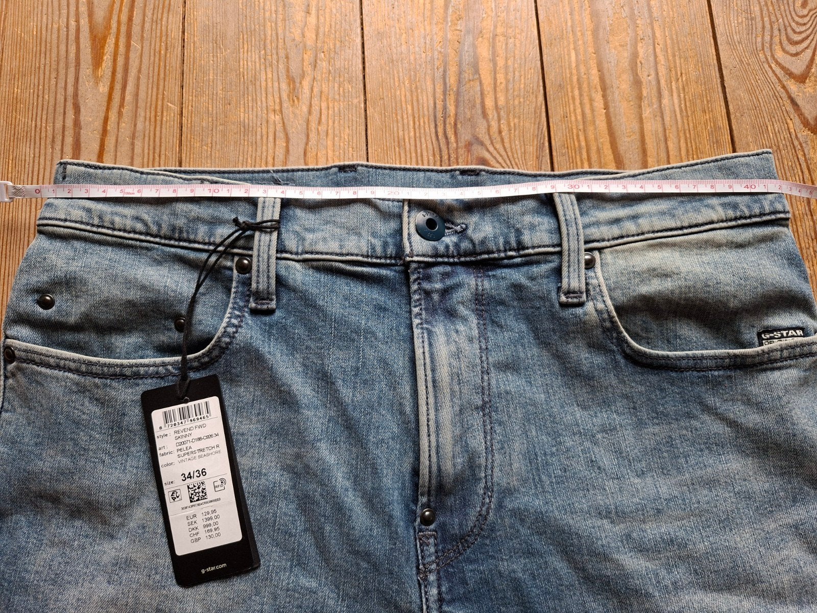G-Star RAW Revend FWD Skinny Jeans W34 L36 - Nieuw, Kleding | Heren, Spijkerbroeken en Jeans, Blauw, Nieuw, Ophalen of Verzenden