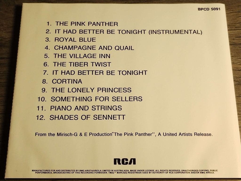 Henry Mancini ‎– The Pink Panther [Music From The Film Score, Ophalen of Verzenden, Gebruikt