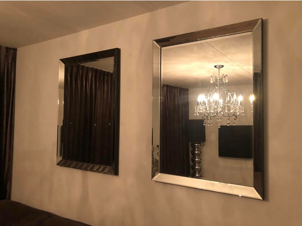 Spiegels 2x, Huis en Inrichting, Minder dan 50 cm, Ophalen of Verzenden, Zo goed als nieuw, Minder dan 100 cm
