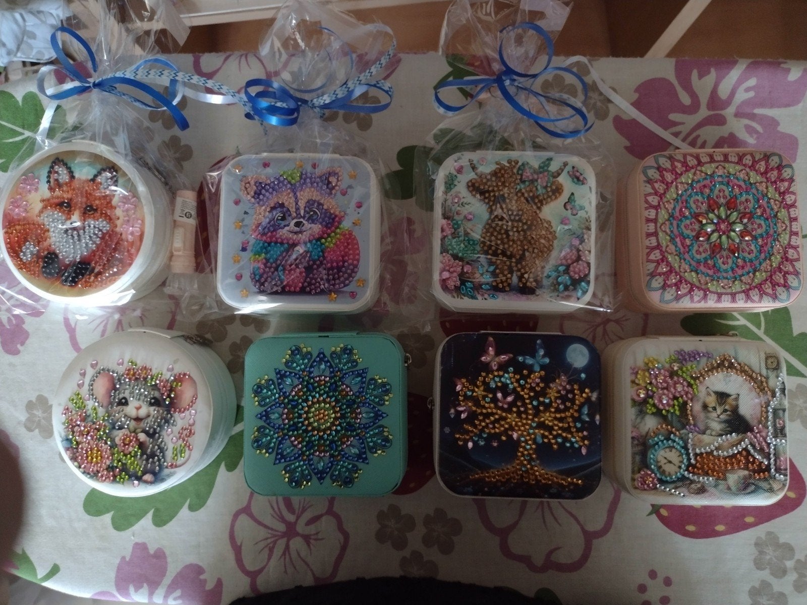 Sieraden doosjes Diamond Painting Handmade NIEUW, Nieuw, Ophalen of Verzenden, Knutselwerk, Nvt
