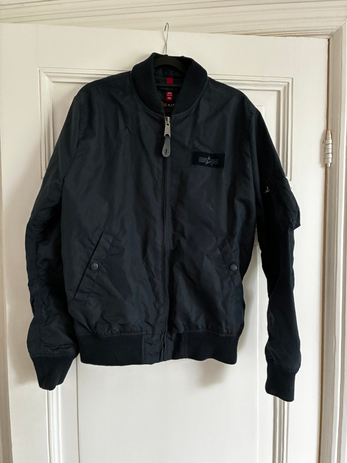 Alpha industries bomberjack, Verzenden, Zo goed als nieuw, Blauw