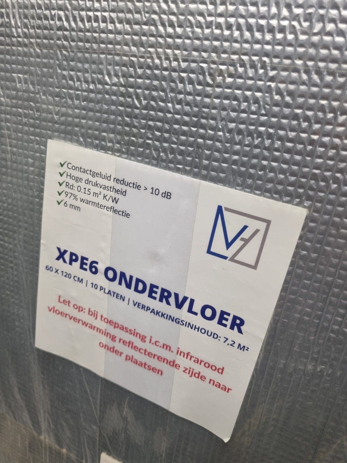 ondervloer laminaat isolatie vloerverwarming, Ophalen, Nieuw