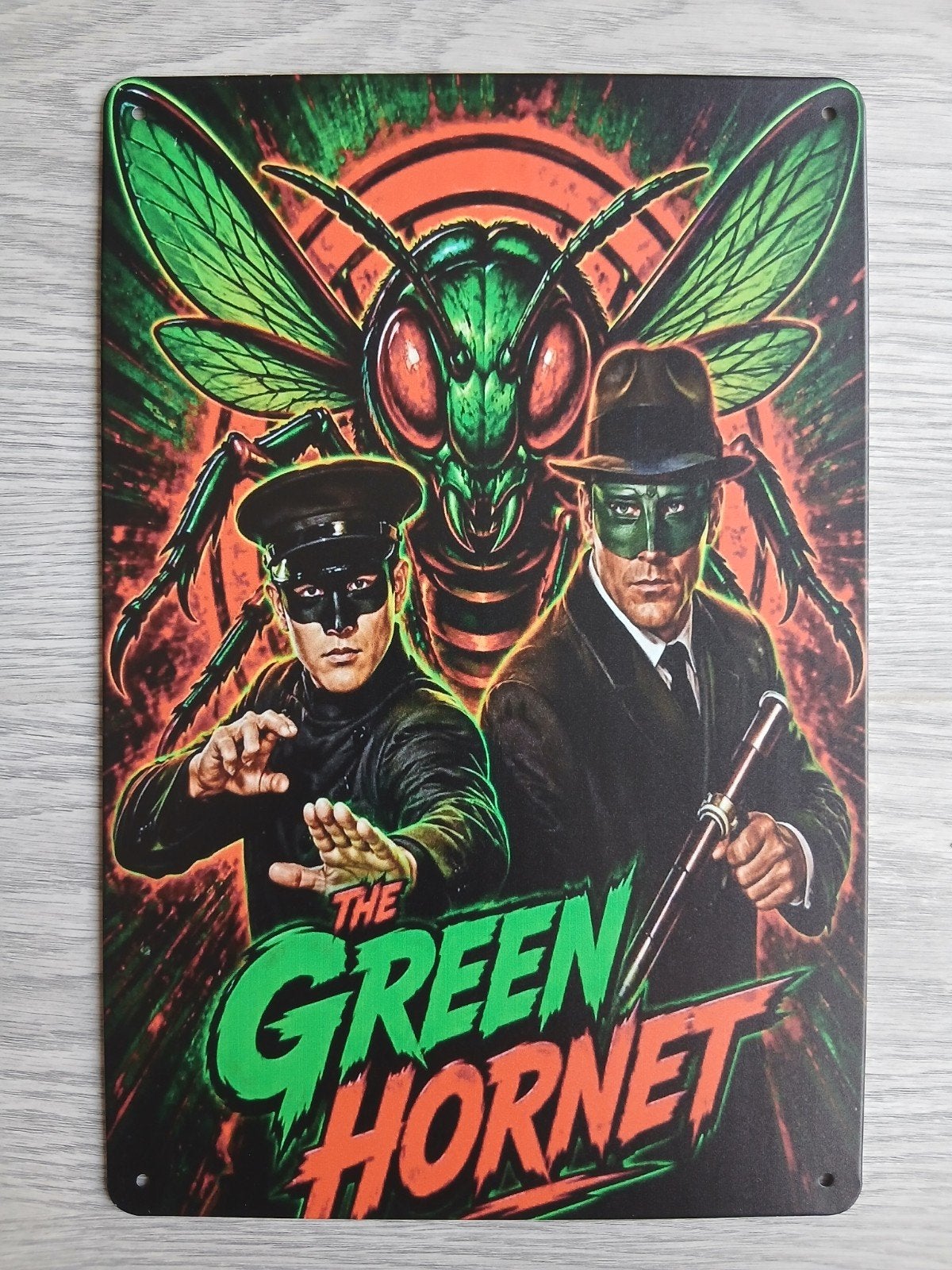 The Green Hornet 20x30 cm Metalen Reclamebord, Ophalen of Verzenden, Nieuw, Reclamebord