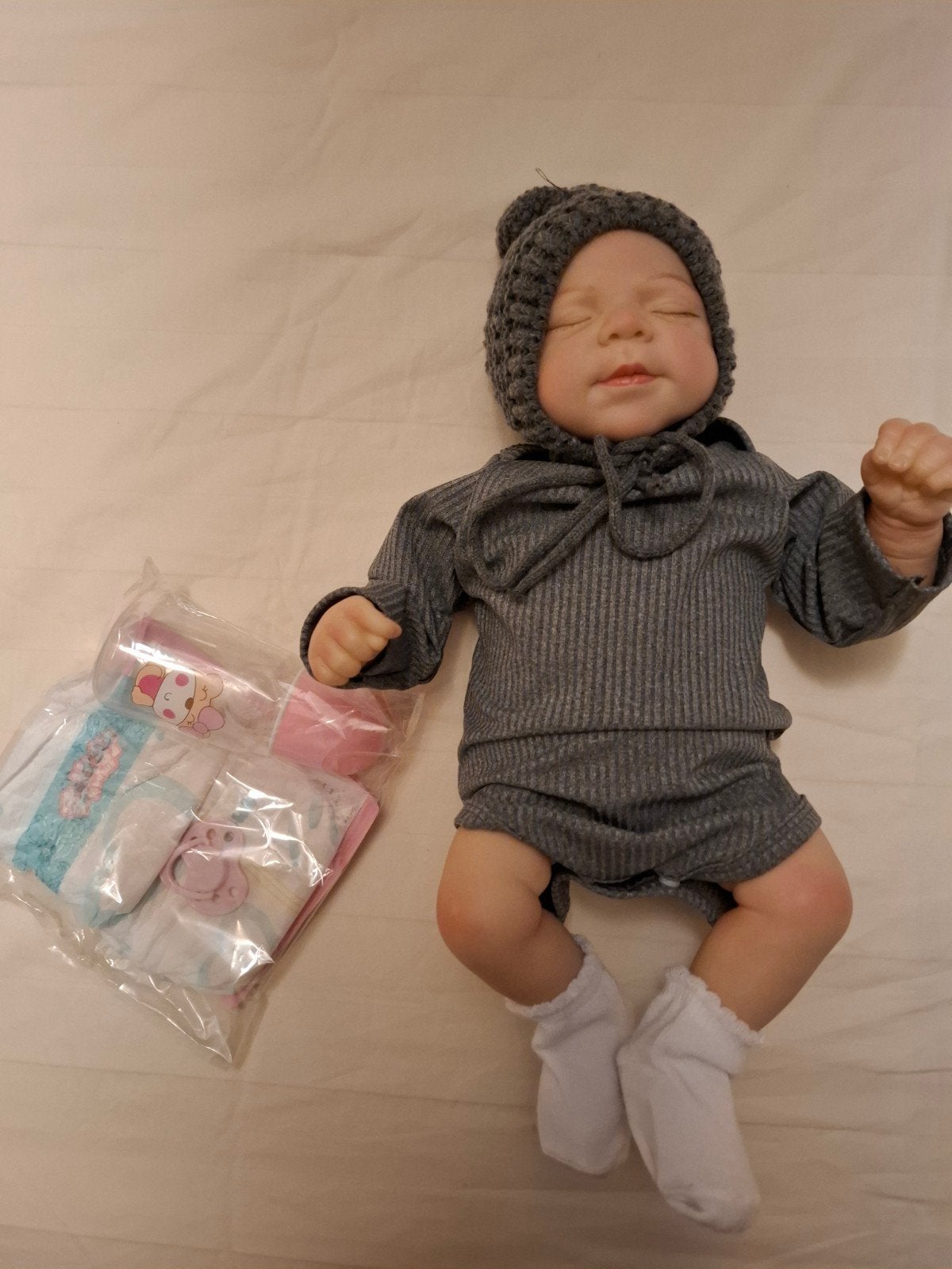 Nieuwe Reborn Pop 48 cm, Ophalen of Verzenden, Nieuw, Babypop