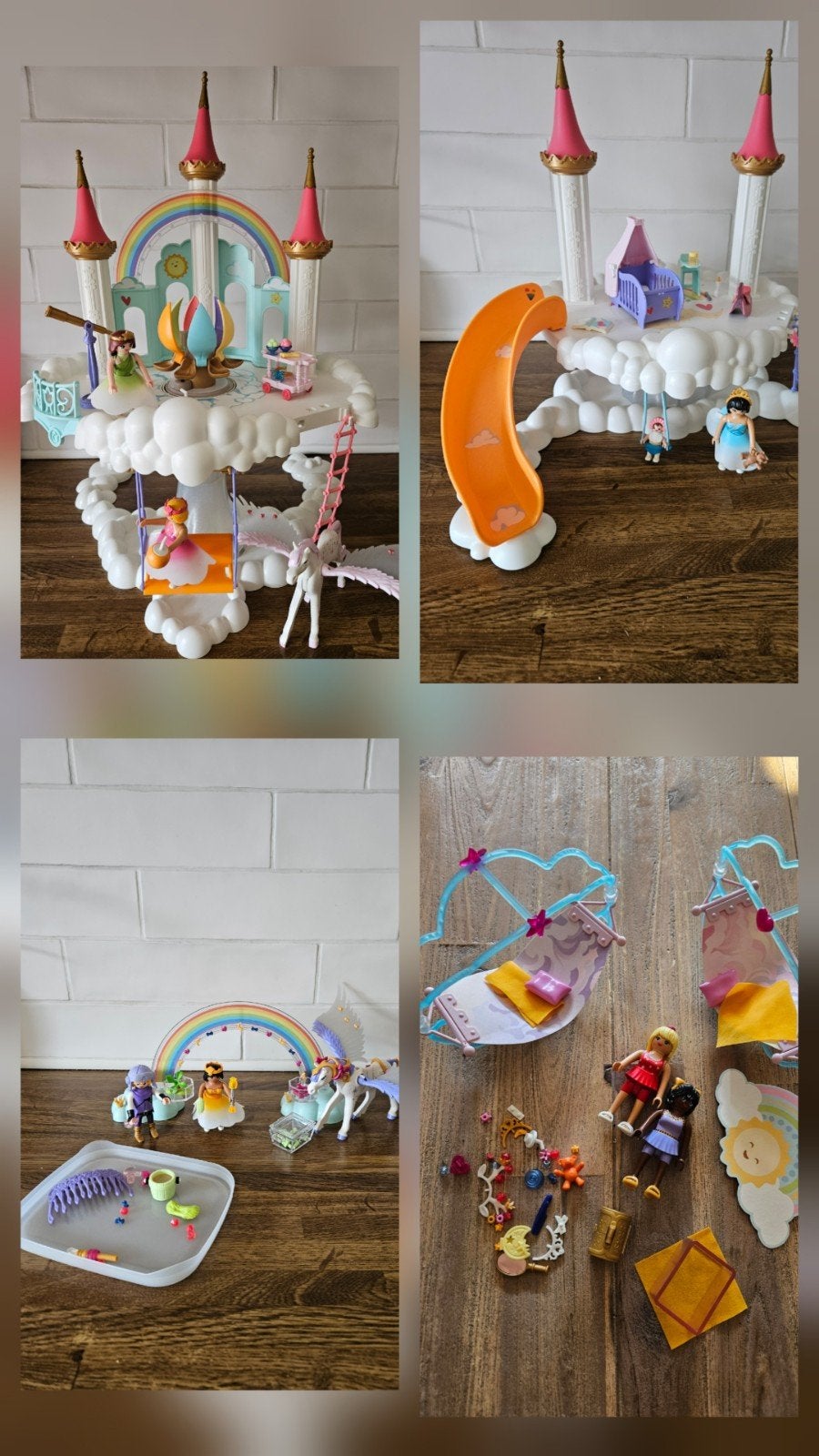 Playmobil Princess Magic kasteel/babykamer en pegasus