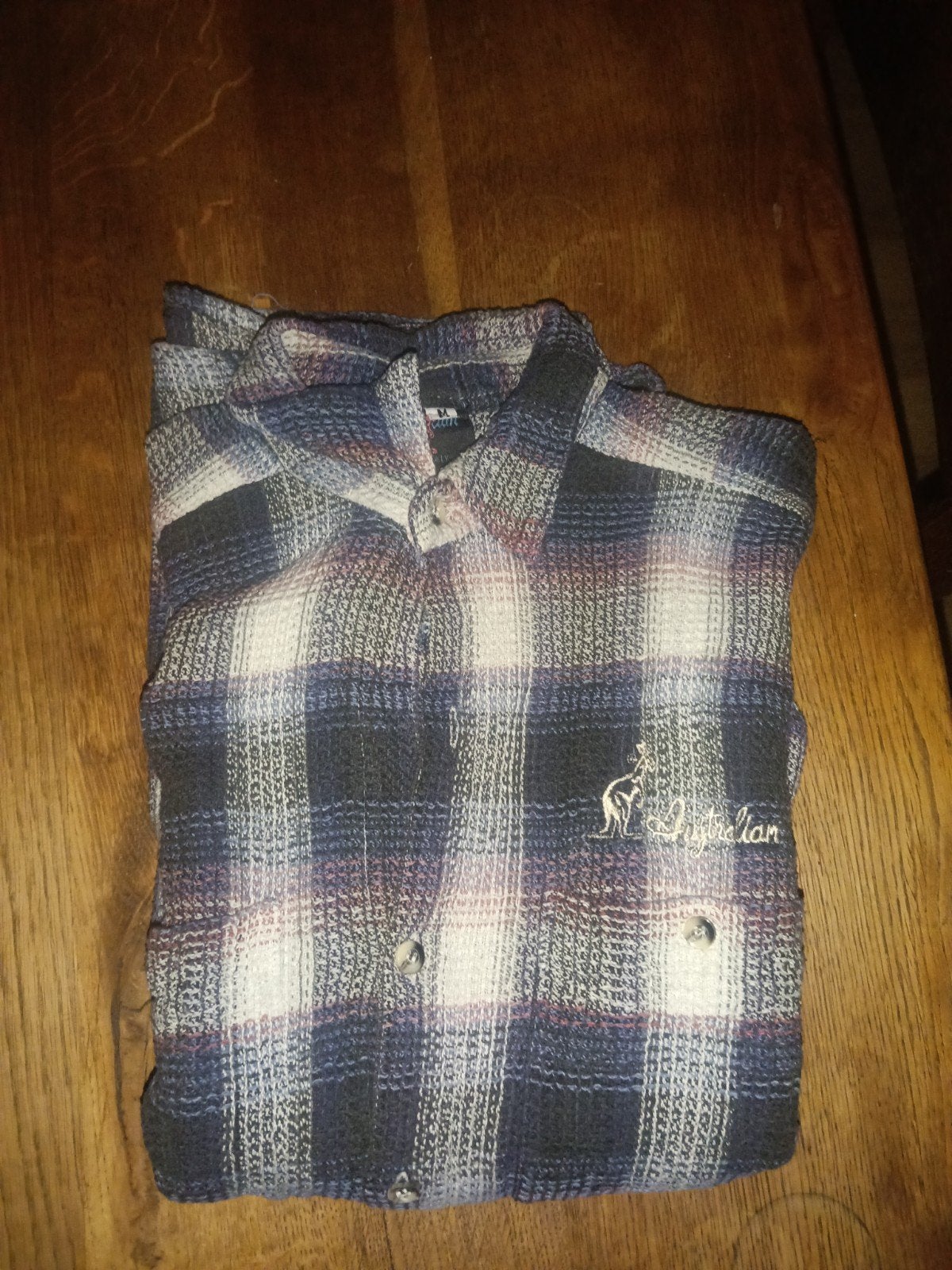 Australian Flannel Overhemd - Geruit, Ophalen, Meerkleurig, Halswijdte 39/40 (M), Gedragen