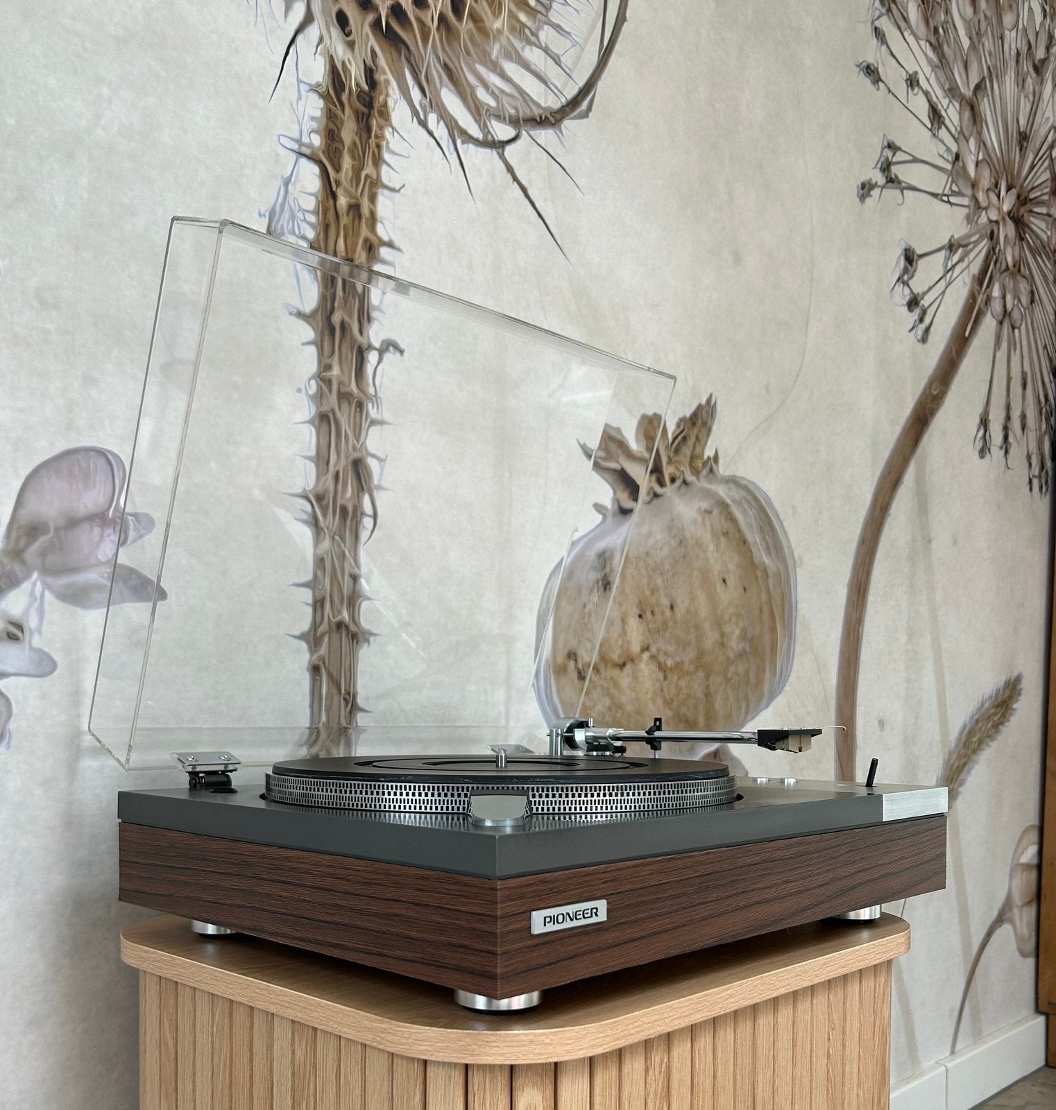 Vintage high-end Pioneer PL-510 platenspeler, Ophalen, Zo goed als nieuw, Pioneer