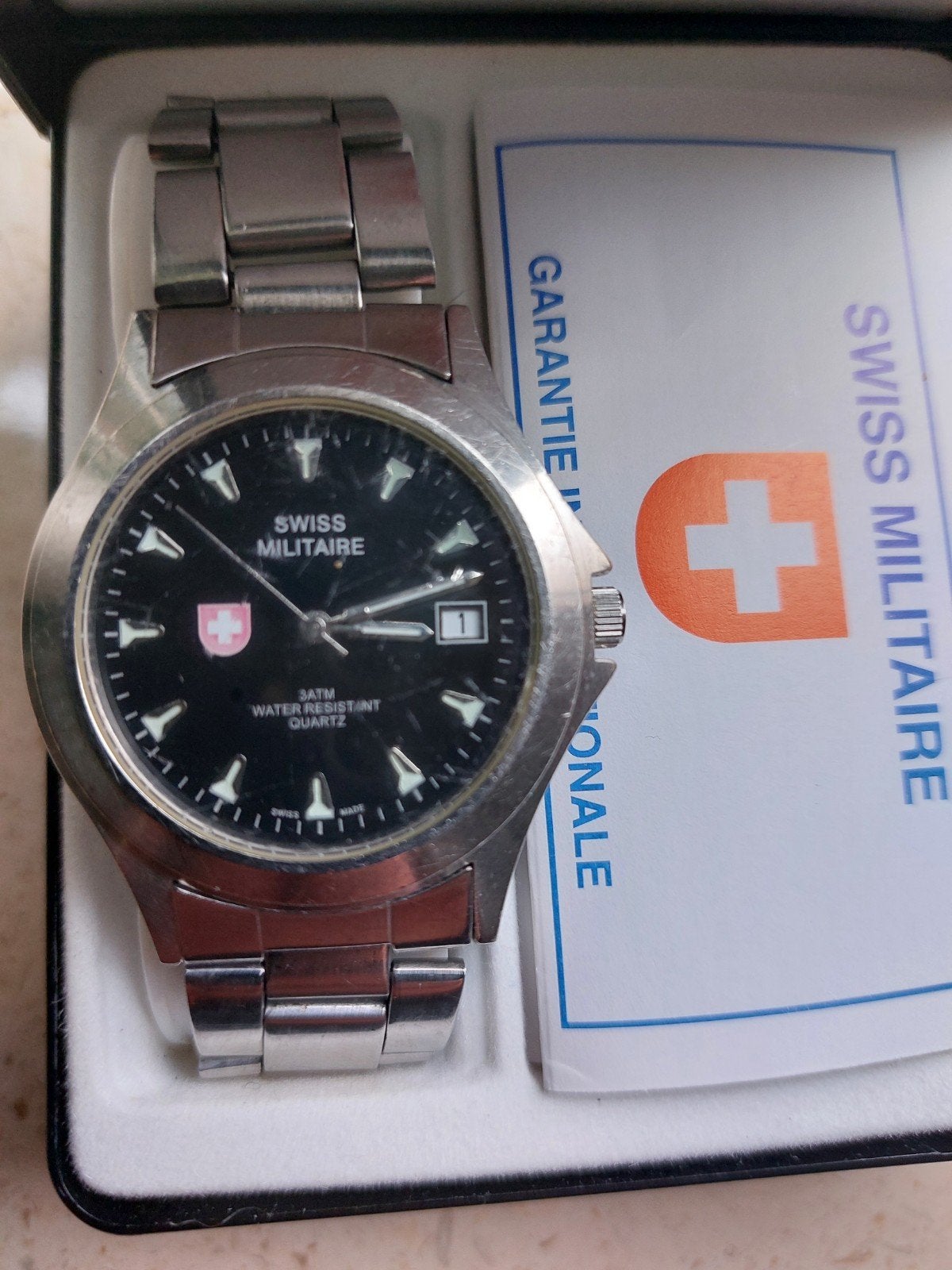 Swiss Militaire origineel Zwitsers horloge, Ophalen of Verzenden, Zo goed als nieuw, Overige merken