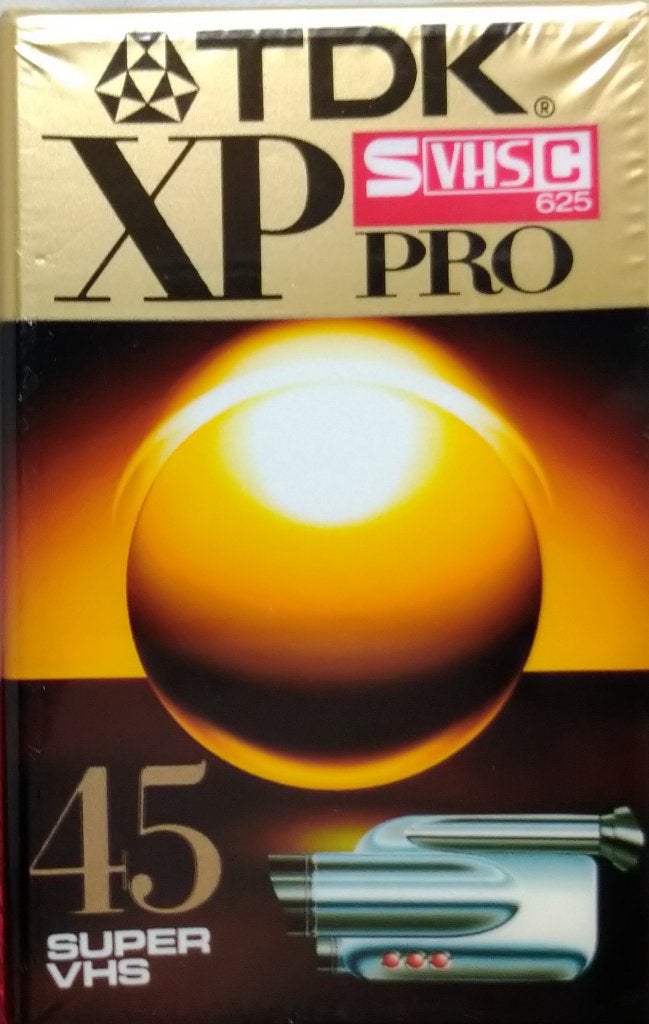 TDK 45 Super VHS XP Pro SE-C45XPPEH Video Cassette, Overige merken, Band, Disc of Geheugen, Nieuw, Overige soorten