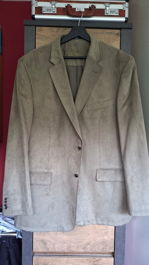 heren jacket - maat XL/56 - lichtgroen, Maat 56/58 (XL), Ophalen of Verzenden, Groen, Gedragen