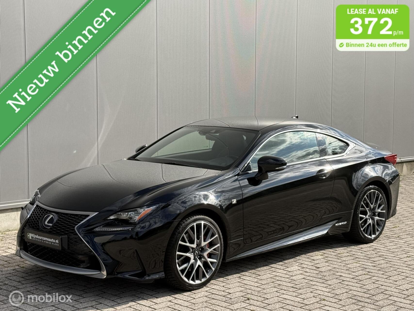 Lexus RC 300h F Sport, Full led, Levinson, Leder, 19 inch, Auto's, Lexus, Achterwielaandrijving, Gebruikt, 4 stoelen, Zwart