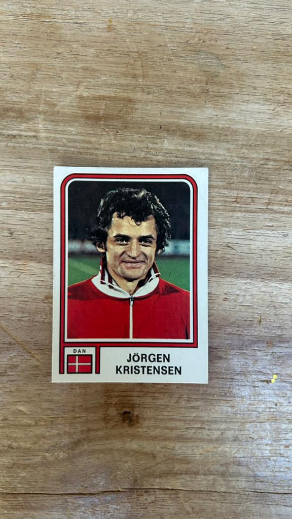 Panini Argentina 78 plaatje Jörgen Kristensen WK 78, Verzenden, Zo goed als nieuw, Sticker